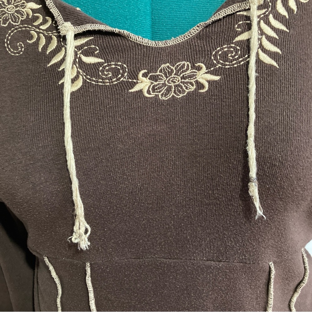 Vintage Fashion Bug Y2K Boho Embroidered Peasant Top - Picture 5 of 7